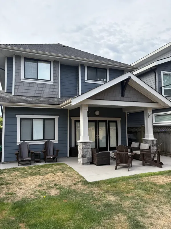 Steveston Richmond home after exterior trim repaint by Colour Craft Painting
