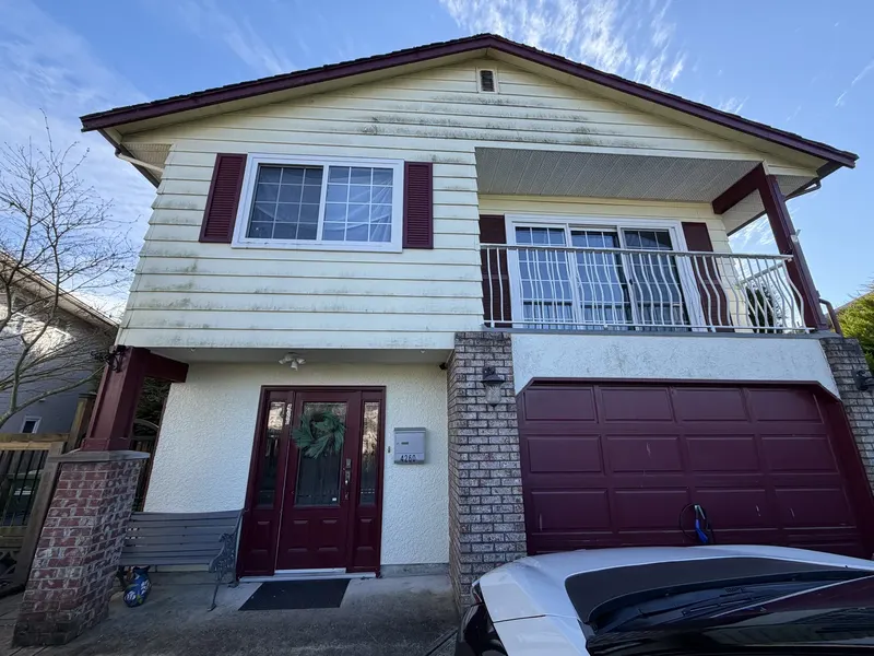 Richmond home front before colour-matched refresh